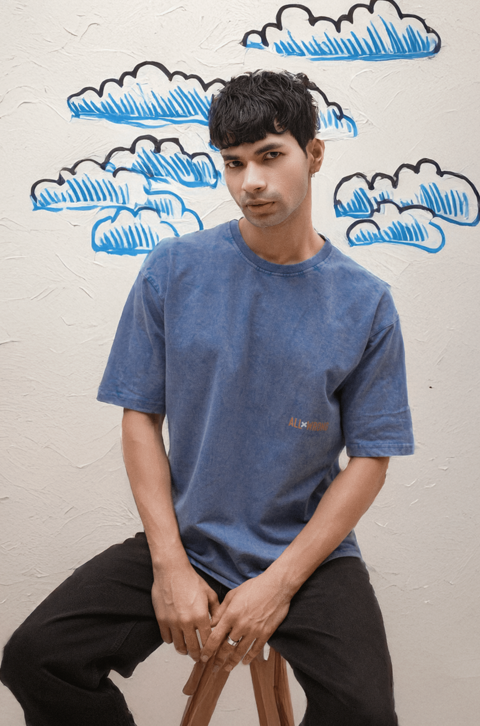 Azure Washed Heavyweight T-shirt